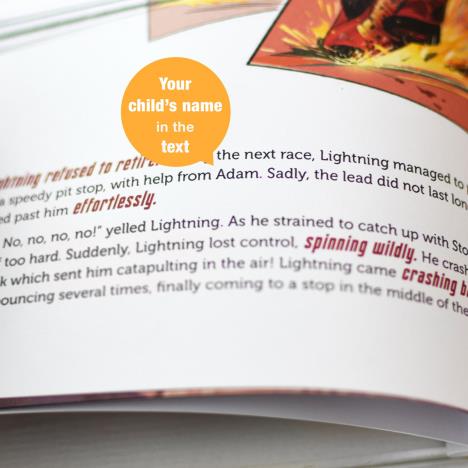 Personalised Disney Little Favourites Cars 3 Book Extra Image 2